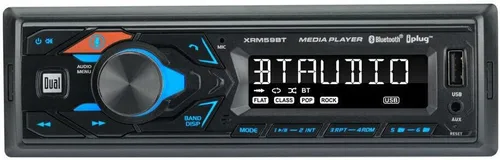 Miniatura 6 de Dual Electronics CPM5965 Receptor estéreo de coche con pantalla LCD de 7 caracteres único DIN con (2) altavoces de 2 vías multiajuste de 6.5