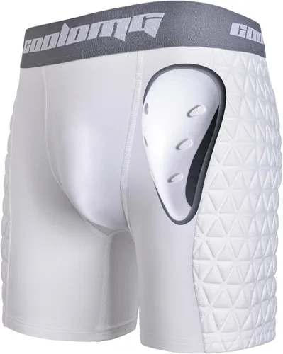 Miniatura 8 de COOLOMG Pantalones cortos deslizantes de béisbol para hombre con copa atlética acolchada deslizante cortos para béisbol, softbol, fútbol, lacrosse