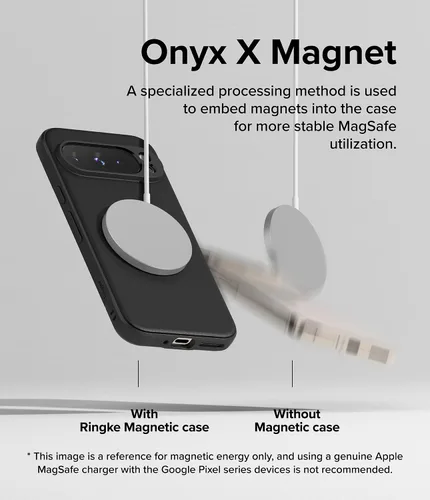 Miniatura 5 de Ringke Onyx [Compatible con MagSafe] Diseñado para funda de Google Pixel 9 Pro XL, tecnología antihuellas previene manchas aceitosas, agarre