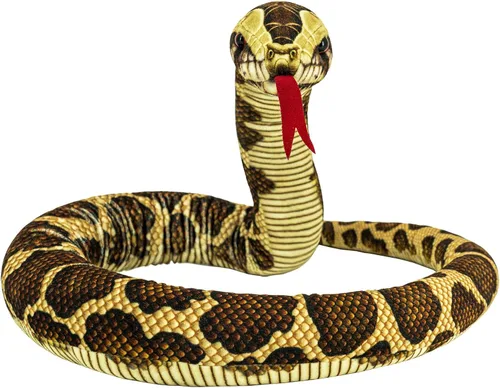 Miniatura 17 de Juguete de Peluche de Serpiente, 52 pulgadas, Lavable, Juguete de Peluche de Serpiente Simulada para Abrazar, Suave y Lindo Regalo para Niños