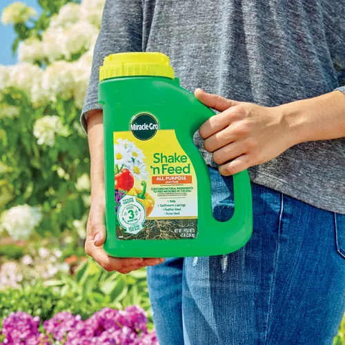 Miniatura 4 de Miracle-Gro Shake 'N Feed - alimento vegetal multiusos, para plantas en tierra y macetas, nutrición por hasta 3 meses, 4.5 lbs.