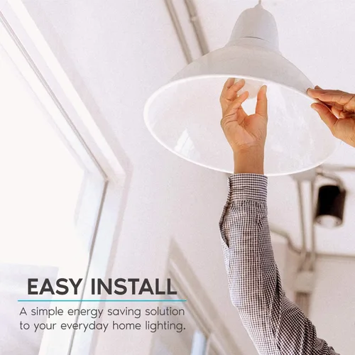 Miniatura 3 de LUXRITE Bombilla LED GU24 A19, equivalente a 60 W, blanco cálido de 2700 K, clasificación de accesorio cerrado, 800 lúmenes, bombillas de bloqueo