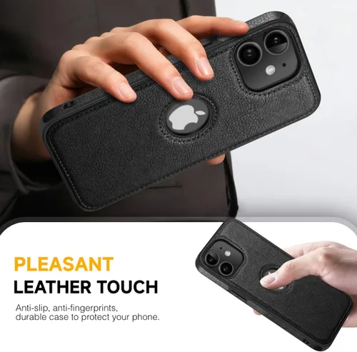 Miniatura 3 de Funda protectora de cuero de lujo con diseño único para iPhone 11, antideslizante, resistente a los arañazos, ultra delgada, funda protectora
