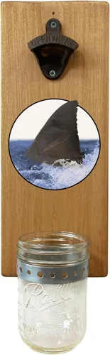 Miniatura 14 de Abridor de botellas de esquí, tablero de madera de montaje en pared con tapa extraíble y abridor de hierro fundido, regalo de esquiador rústico