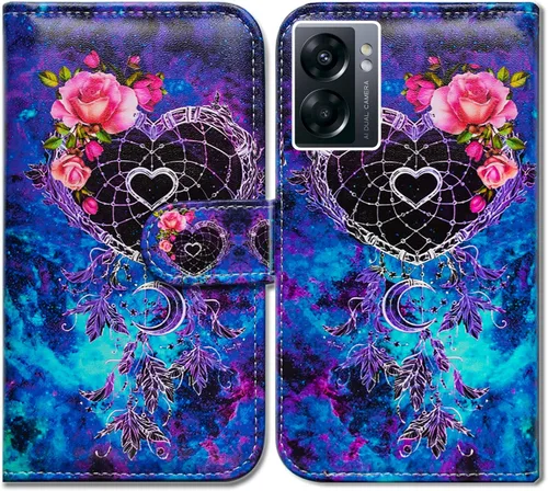 Miniatura 24 de Bcov Funda para OnePlus Nord N300 5G, diseño de pájaro negro y verde con tapa para teléfono con ranura para tarjeta y soporte para OnePlus Nord N300