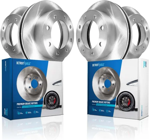Detroit Axle - Rotores de freno para Nissan NV2500 NV3500 NV1500 NV1500 2012-2021, repuesto de rotores de freno de disco: rotor delantero de 14.17