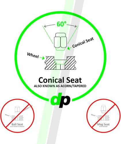 Miniatura 4 de DPAccessories LCB3D3H-O- 04PAR tuercas para automotores., Cromado