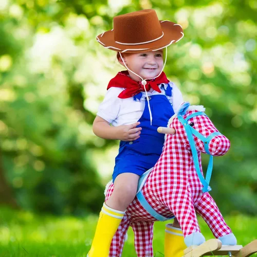 Miniatura 3 de Paquete de 10 sombreros de vaquero para niños, sombrero de vaquero occidental de fieltro para niños y niñas, cumpleaños, Halloween, suministros