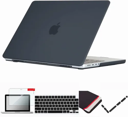 Miniatura 15 de Se7enline Funda rígida compatible con MacBook Pro 2021-2025 de 14 pulgadas para A3434 A2442 A2779 A2918 A2992 A3112 A3401 M5 M4 M3 M2 M1 y teclado