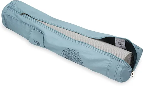 Miniatura 5 de Gaiam Bolsa de Esterilla de Yoga Cargo, Portador de Esterilla de Yoga con Cremallera Completa con Correa Ajustable, Bolsillo Frontal y Exterior