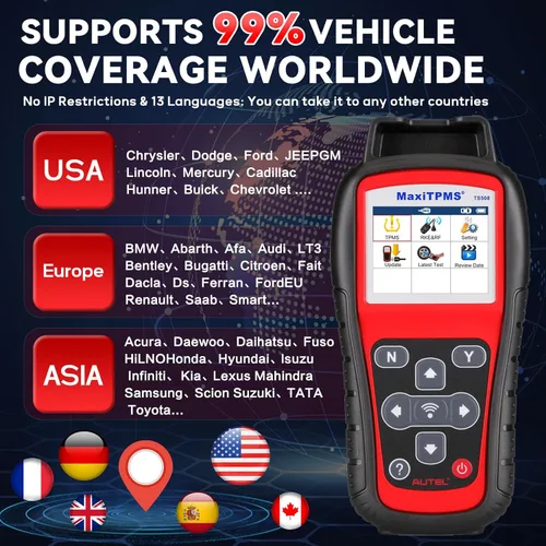 Miniatura 9 de Autel MaxiTPMS TS508WF Herramienta de programación TPMS, con $120 4 sensores Autel TPMS, WiFi 2026 Ver. de TS408S TS501 TS508 TS601