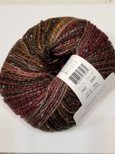Miniatura 7 de Berroco - Hilo de tweed de mezcla de algodón y sésamo, colores 2025, 3.53 oz, peinado/aran (7424 - Blue Poppy)