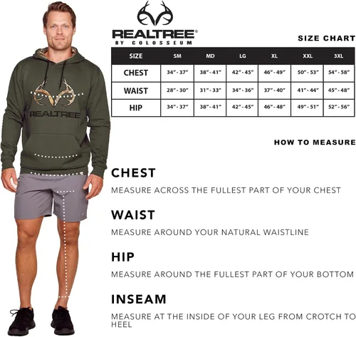 Miniatura 6 de Realtree Men's Edge Logo Fleece Pullover Hoodie