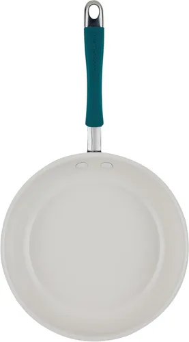 Miniatura 10 de Rachael Ray Cucina - Juego de utensilios de cocina de cerámica, 13 piezas, ollas y sartenes de cerámica con sartenes antiadherentes, sartén