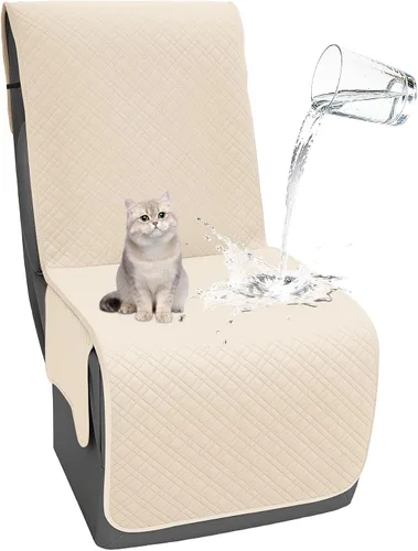 Miniatura 29 de Fundas de terciopelo 10% impermeables para sofá modular reclinable en forma de L, 1 pieza, fundas acolchadas para sofá reclinable esquinero, juego