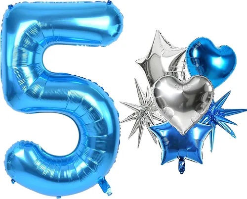 Miniatura 19 de TONIFUL Globo azul marino número 1 de 40 pulgadas de Mylar de gran tamaño azul oscuro digital 1 globo para fiesta de cumpleaños, despedida