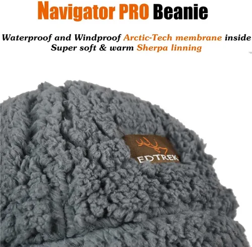 Miniatura 3 de Gorro aislado de ultra rendimiento para clima frío, impermeable y resistente al viento
