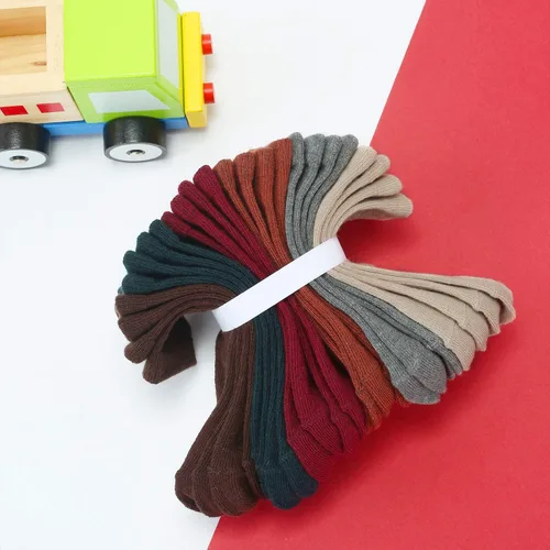 Miniatura 4 de JAKIDAR Paquete de 12 calcetines de algodón con agarre antideslizante para niños y niñas
