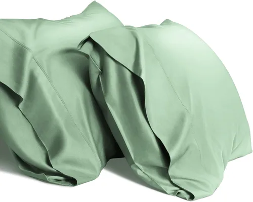 Miniatura 9 de WishSmile Cooling Queen - Juego de 2 fundas de almohada transpirables, frescas, sedosas, suaves, absorben la humedad para personas que duermen