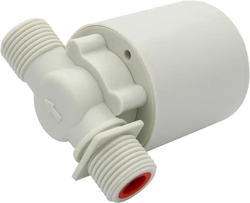 Miniatura 2 de Válvula de control automático de nivel de agua de rosca macho de 1/2 "Torre Válvula de bola de flotador de tanque de agua con filtro