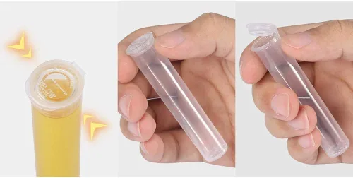 Miniatura 4 de SKMZ - Tubos de plástico vacíos transparentes de 0.0 fl oz y 0.0 fl oz cartuchos de embalaje con tapas superiores para proteger a los niños