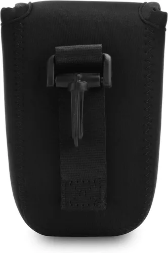 Miniatura 6 de MegaGear Nikon Coolpix W300, AW130, Ricoh WG-30W, WG-50 Funda de neopreno ultra ligera para cámara, con mosquetón, color negro, MG1276, piel