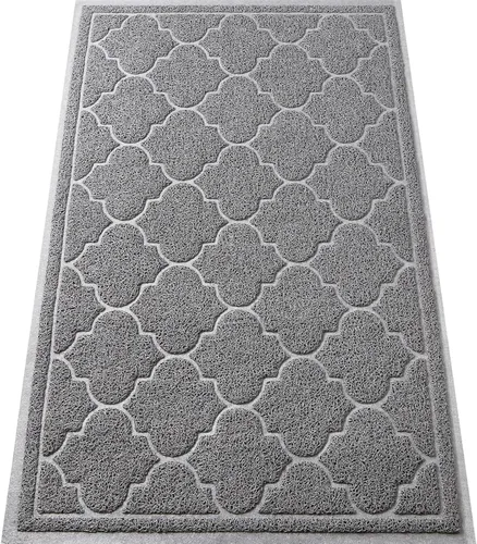Miniatura 8 de LuxStep Tapete para Puerta Grande 24x36 Pulgadas Interior Exterior, Tapete Antideslizante de Diseño de Perfil Bajo, Tapete de Piso, Tapete