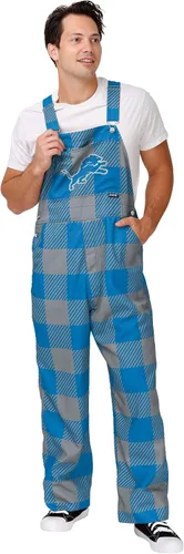 Miniatura 18 de FOCO NFL mens Nfl Team Logo Plaid Bib Overalls