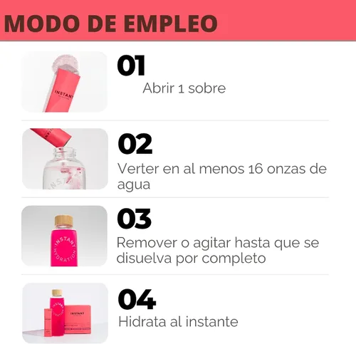 Miniatura 7 de Instant Hydration - Sobres de polvo de electrolitos - Bebida de electrolitos de frambuesa - Sin azúcar - Keto, vegano, sin gluten, sin OMG - Mejora