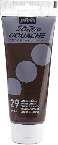 Studio Gouache 100-Milliliter, color oscuro