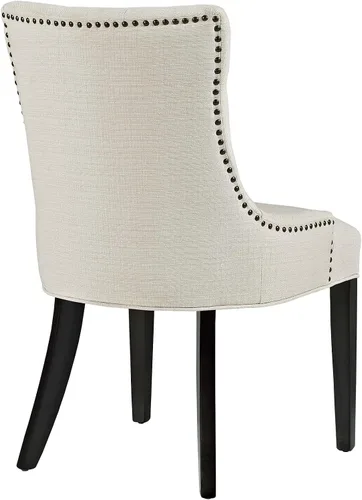 Miniatura 4 de Modway Regent - Silla de comedor tapizada con botones en color beige