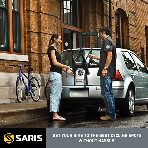 Miniatura 8 de Saris Portabicicletas, compacto solo montado en el tronco, 1 bicicleta, negro