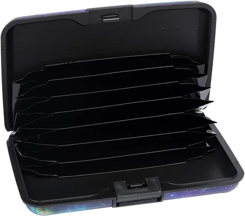 Miniatura 6 de Cartera de metal para tarjetas de crédito en aluminio con bloqueo RFID para hombres y mujeres