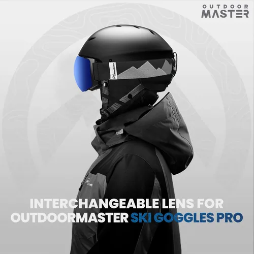Miniatura 6 de OutdoorMaster Lentes de repuesto para gafas de esquí PRO - Más de 20 opciones Vlt 15% Azul