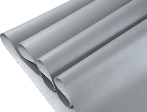 Miniatura 8 de CDY Hojas de cuero sintético de vinilo marino: tela sintética suave e impermeable Material de piel sintética 54 "x 36" Muy adecuado para hacer Blanco