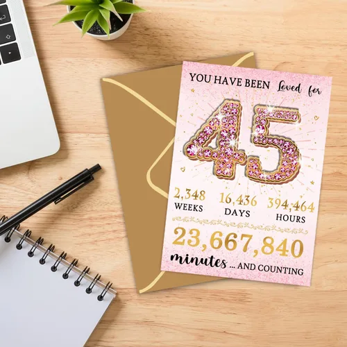 Miniatura 36 de Sutjxc Tarjeta de feliz cumpleaños 50 para marido y esposa, regalos vintage de 50 cumpleaños para papá y mamá, decoraciones retro de cumpleaños