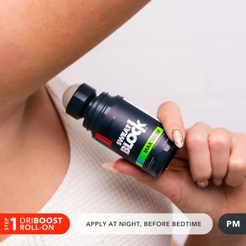 Miniatura 3 de SweatBlock Sistema de desodorante antitranspirante Máxima fuerza clínica para hombres y mujeres Ayuda para la hiperhidrosis hasta 7 días