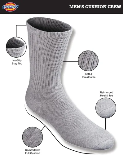 Miniatura 8 de Dickies - Calcetines acolchados para hombre (6/12 unidades)