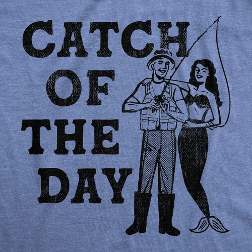 Miniatura 31 de Crazy Dog - Camiseta divertida para hombre, diseño de broma de pesca, camisetas novedosas de pescador