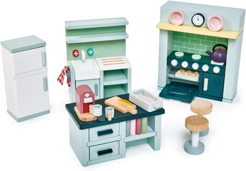 Miniatura 7 de Tender Leaf Toys - Accesorios para casa de muñecas Dovetail - Conjuntos de muebles de madera detallados y decoración de habitaciones - Fomenta