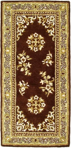Miniatura 11 de Minuteman International Alfombra de lana oriental beige rectangular