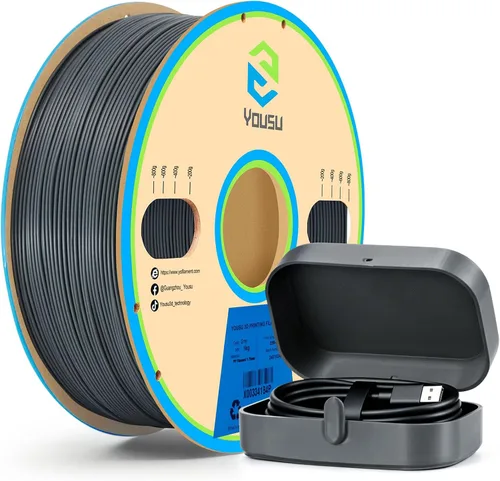 Miniatura 32 de Yousu filamento PVA de 1.75mm, filamento de soporte soluble en agua para impresora 3D, 0.5kg, PVA natural, se ablanda en temperatura de agua