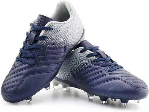 Miniatura 6 de Brooman - Zapatos deportivos con tacos para niños y niñas, zapatos de fútbol para usar al aire libre