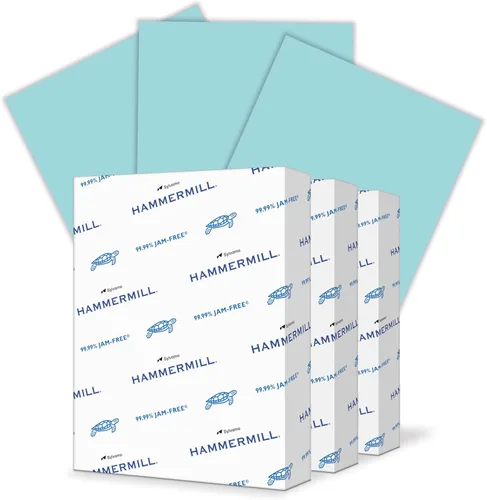 Miniatura 19 de Hammermill Papel de color, papel de impresora crema de 20 libras, 8.5 x 11-1 resma (500 hojas), fabricado en los Estados Unidos, papel pastel