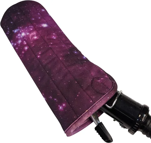 Funda [resistente al calor] para rizadores, planchas o alisadores, y planchas de peinar, forro recubierto de silicona y bolsa de algodón acolchada