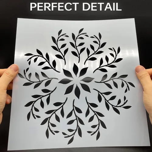 Miniatura 4 de 10 hojas de plantillas de Mylar en blanco de 7 mil, hojas de plantillas en blanco de PET translúcido lechoso de 12 x 12 pulgadas