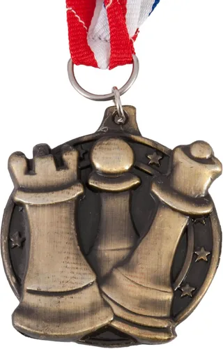 Miniatura 2 de The House of Staunton Medallas redondas de ajedrez