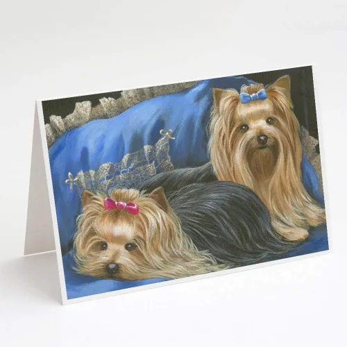 Miniatura 105 de Caroline's Treasures PPP3013GCA7P - Tarjetas de felicitación y sobres para mascotas de Basset Hound Teacher, paquete de 8 tarjetas en blanco