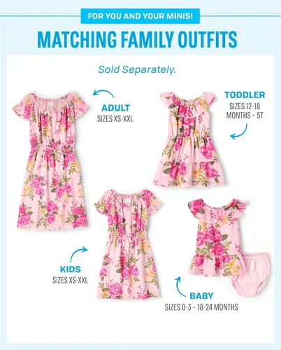 Miniatura 2 de The Children's Place Baby One Size and Toddler Girls Short Sleeve Casual Dresses