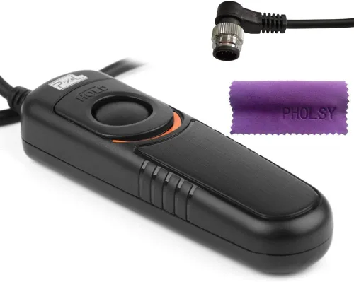 Pixel Cable de liberación de obturador del comandante remoto DC0 compatible con Nikon Z8 Z9 D3 D4 D5 D6 D800 D850 D810 D700 D500 D300 D200 F6 F100